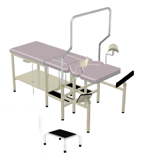 Mesa obstétrica para atención del parto humanizado en posición vertical 